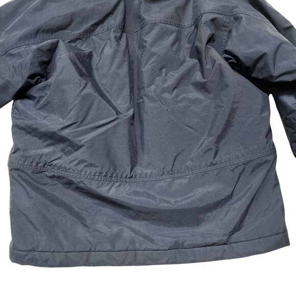 Patagonia Kids L (12) Navy Coat Zip Closure & Pockets‎ Snap Buttons Vintage READ - Picture 9 of 12